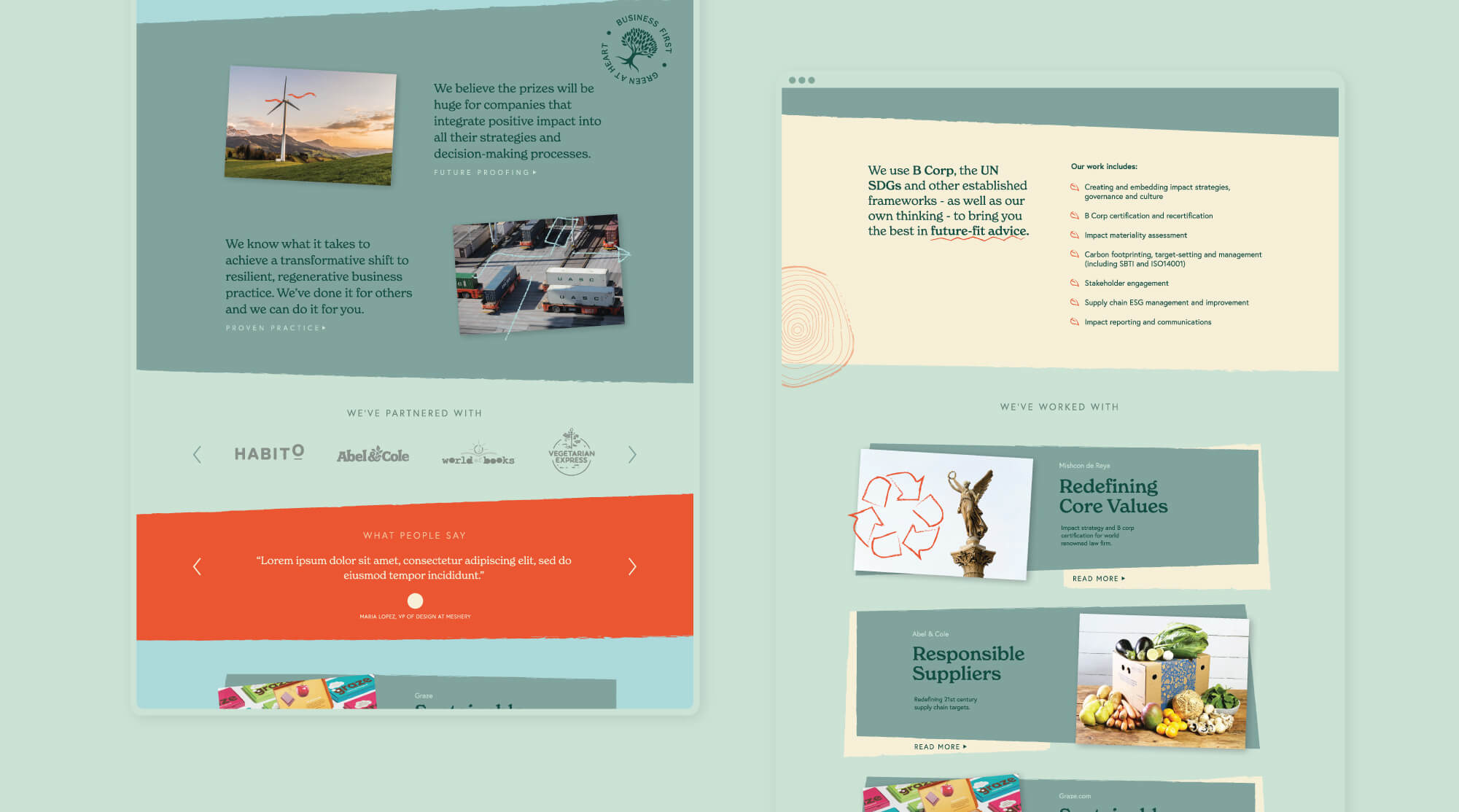 Greenheart Website Design