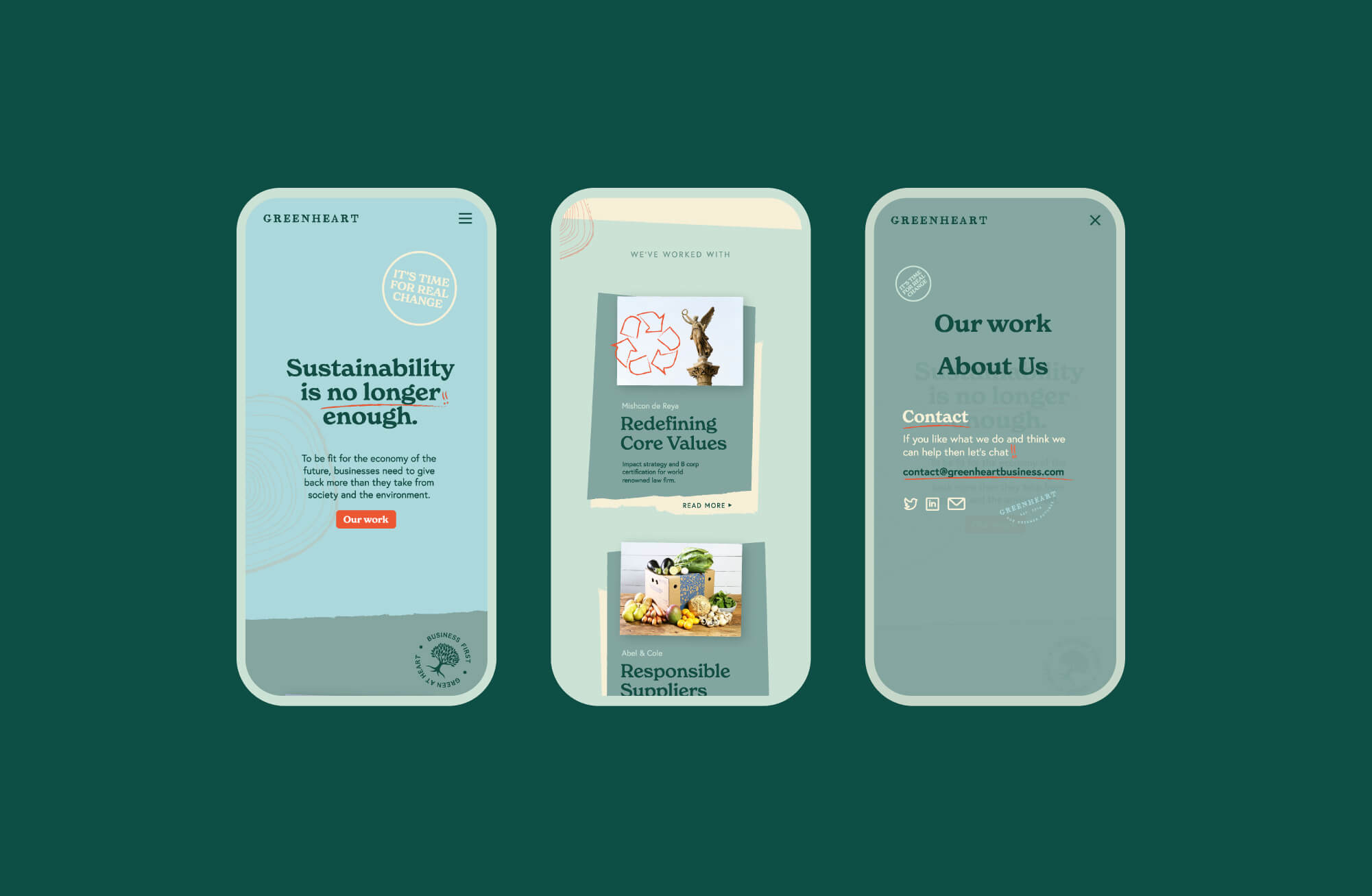 Greenheart Mobile Design